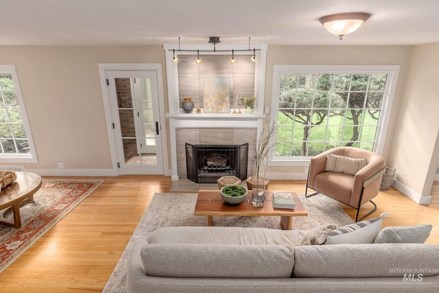 1919 N 21st St, Boise, ID 83702 - living room with baseboards and plenty of natural light
