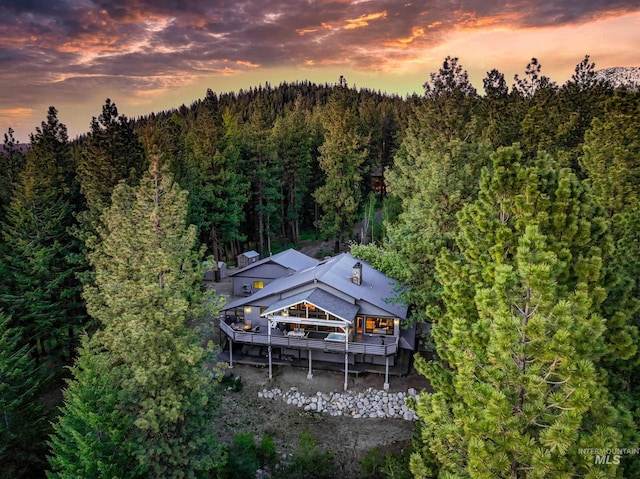 84 Jughandle Dr, Mccall, ID 83638 - view from above of property featuring a forest
