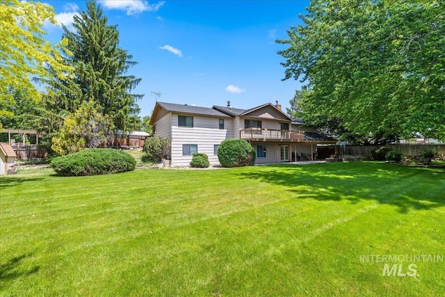 2503 Lyle Ct, Nampa, ID 83651 - back of house featuring a deck