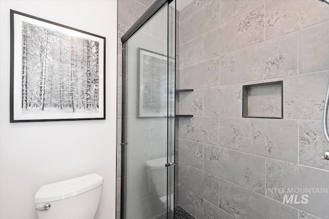 5446 E Branchwood Ct, Boise, ID 83716 - full bathroom with toilet and a shower stall