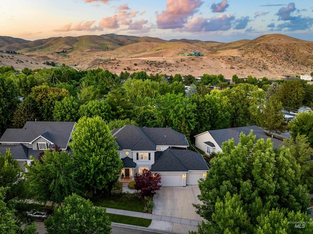 5446 E Branchwood Ct, Boise, ID 83716 - bird's eye view of a mountainous background