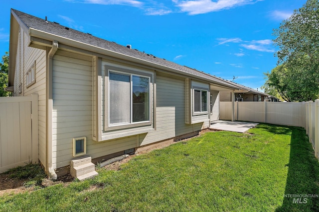back of house featuring a patio