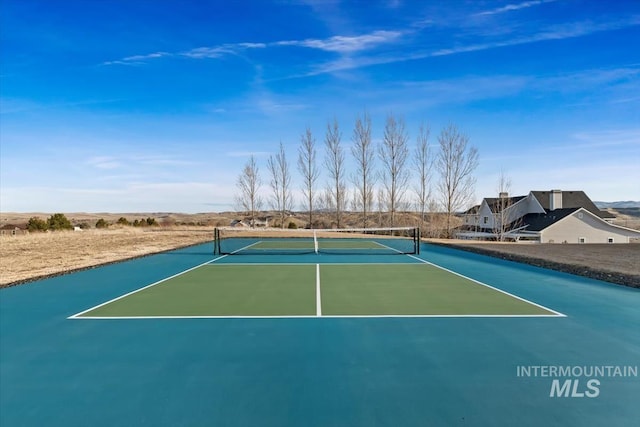 view of tennis court