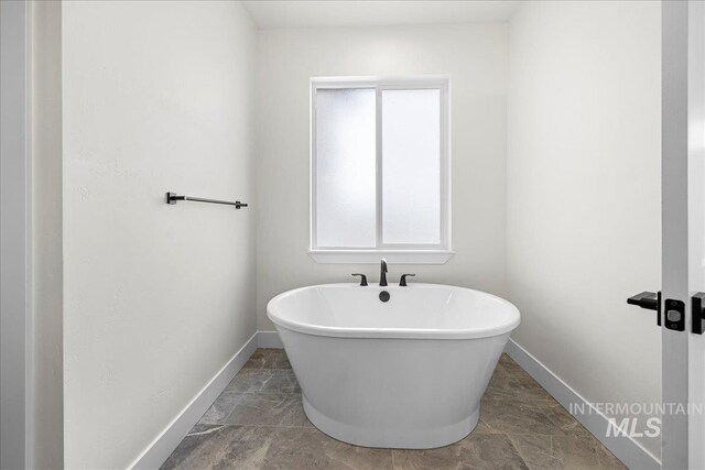 bathroom featuring tile floors