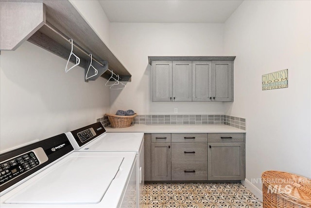 20150 Silver Spur Dr, Wilder, ID 83676 - laundry area with cabinet space, independent washer and dryer, and light floors