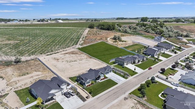 20150 Silver Spur Dr, Wilder, ID 83676 - aerial view of property's location with extensive farmland and rural landscape