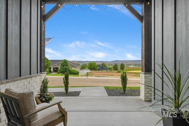 20150 Silver Spur Dr, Wilder, ID 83676 - view of patio / terrace featuring a mountain view