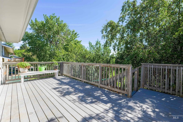 view of deck