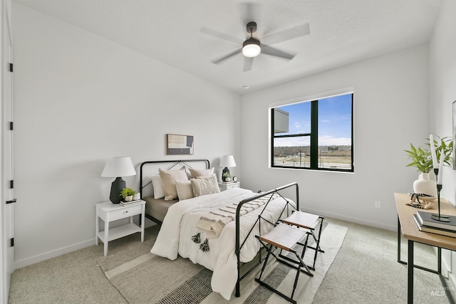 4340 E Haystack St Unit 210, Boise, ID 83716 - bedroom with light carpet and a ceiling fan