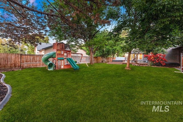 1866 S Goldking Way, Boise, ID 83709 - view of yard featuring a playground