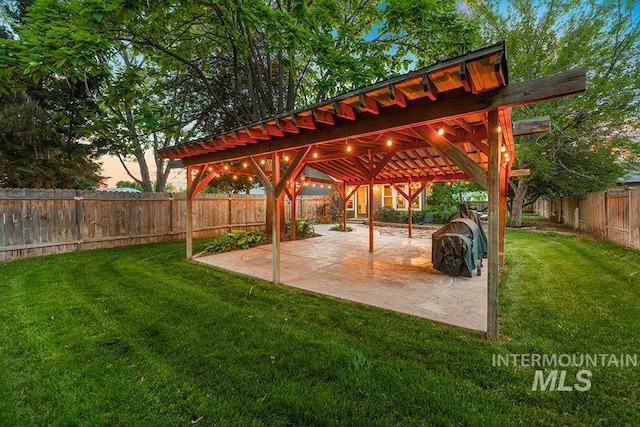 1866 S Goldking Way, Boise, ID 83709 - view of yard featuring a patio
