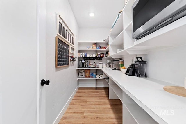 view of pantry