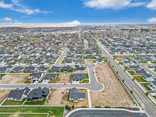 aerial view featuring a residential view