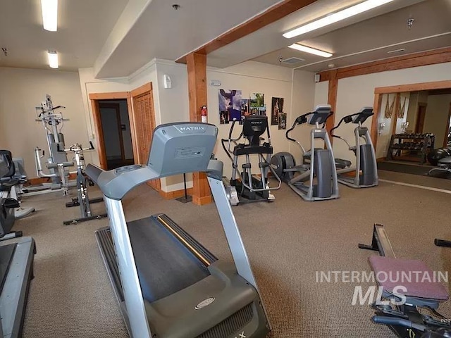 1319 Hearthstone Ct Unit 3-A, Mccall, ID 83638 - view of gym
