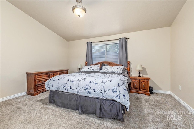 6229 S Snowdrop Way, Boise, ID 83716 - bedroom with carpet floors, lofted ceiling, and baseboards