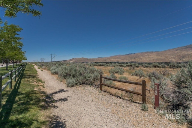 6229 S Snowdrop Way, Boise, ID 83716 - view of road featuring a mountain view and a view of rural / pastoral area