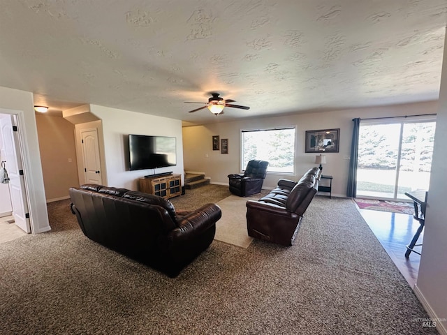 382 N 1020 E, Declo, ID 83323 - living room with carpet and baseboards