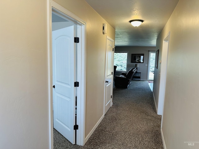 382 N 1020 E, Declo, ID 83323 - corridor featuring dark colored carpet and baseboards