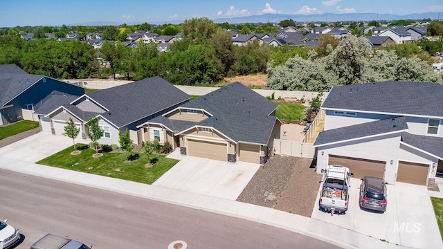 3772 S Walnut Ridge Way, Nampa, ID 83686 - aerial perspective of suburban area