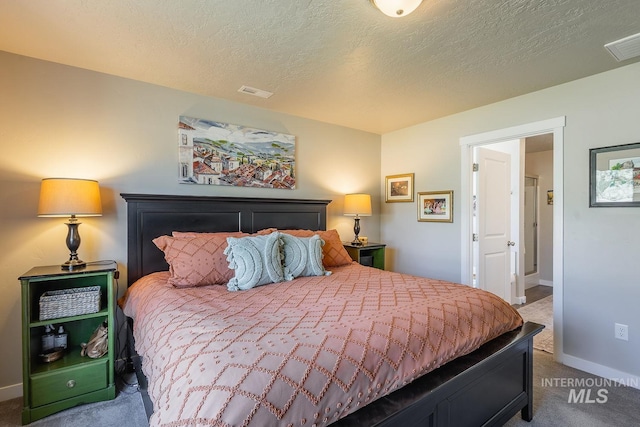 3772 S Walnut Ridge Way, Nampa, ID 83686 - bedroom featuring carpet and a textured ceiling