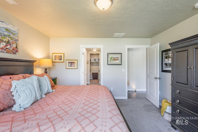 3772 S Walnut Ridge Way, Nampa, ID 83686 - bedroom featuring carpet floors and a textured ceiling