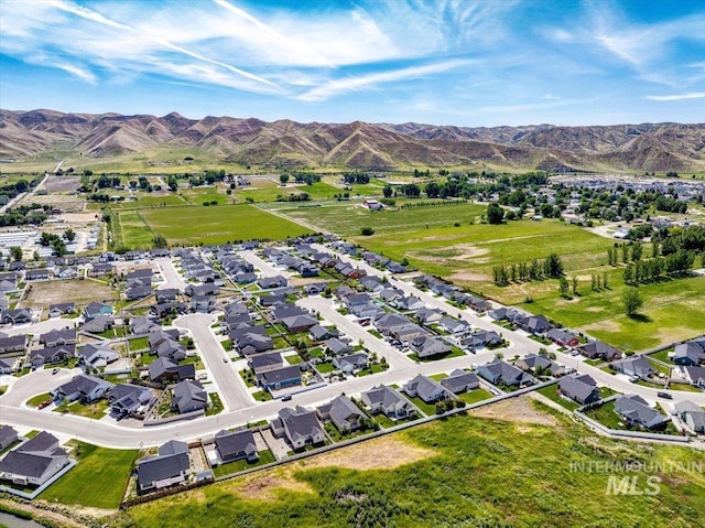 2510 Duchess Trl, Emmett, ID 83617 - aerial view of property's location featuring a mountain backdrop