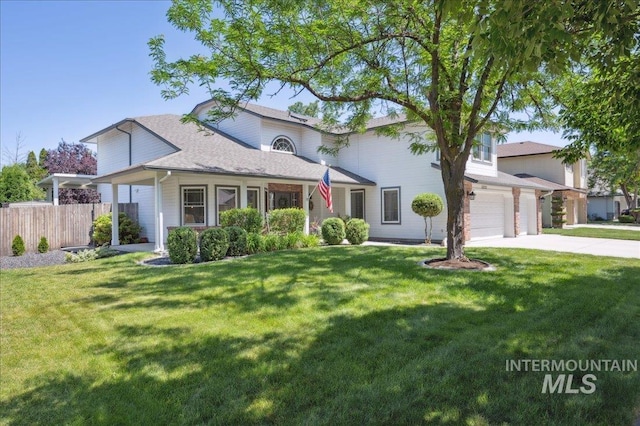 5322 N Papago Pl, Boise, ID 83713 - traditional home with driveway, an attached garage, and a shingled roof
