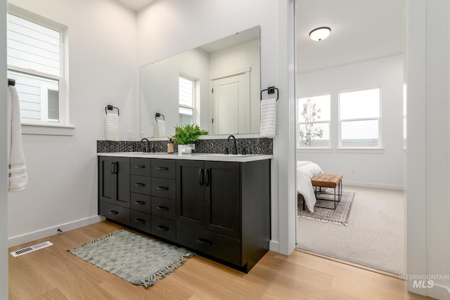 8709 W Pickett Creek St, Star, ID 83669 - full bath with double vanity and wood finished floors