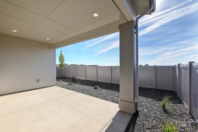 8709 W Pickett Creek St, Star, ID 83669 - fenced backyard featuring a patio area