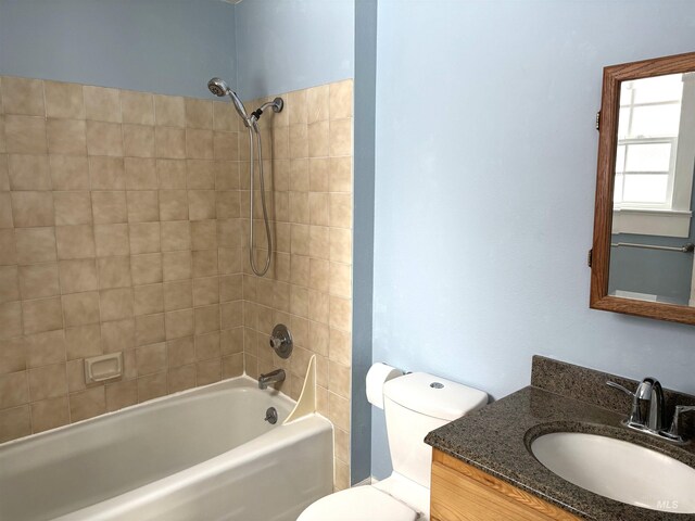 616 E 8th, Moscow, ID 83843 - full bathroom featuring toilet, tub / shower combination, and vanity