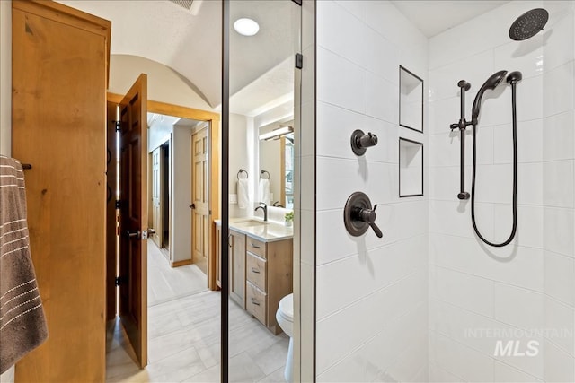79 E Aikens Rd, Apt Eagle, ID 83616 - full bathroom with tiled shower and vanity