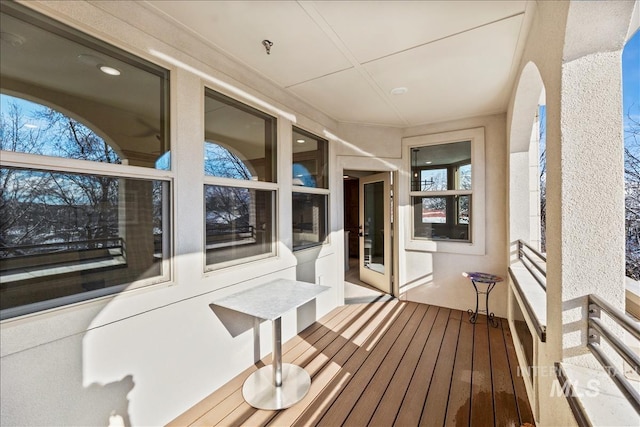 79 E Aikens Rd, Apt Eagle, ID 83616 - view of wooden terrace