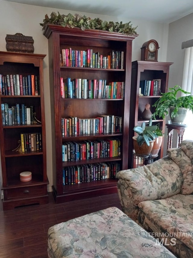 interior space featuring wood finished floors