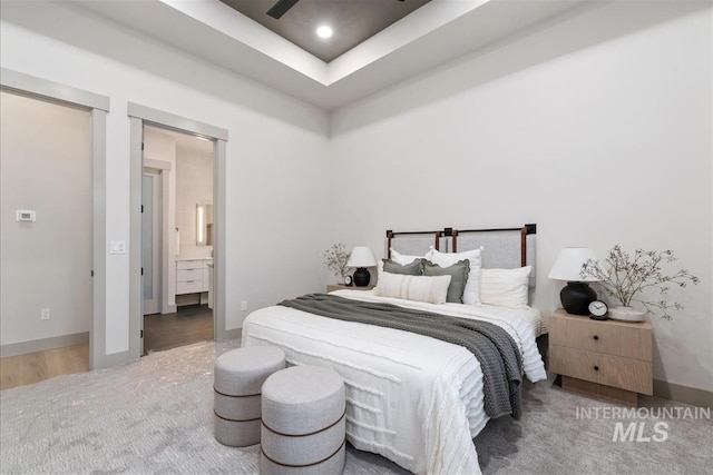 3359 E Warm Springs Ave, Boise, ID 83716 - bedroom featuring carpet floors and ensuite bath