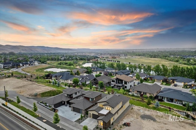 3359 E Warm Springs Ave, Boise, ID 83716 - aerial perspective of suburban area featuring mountains