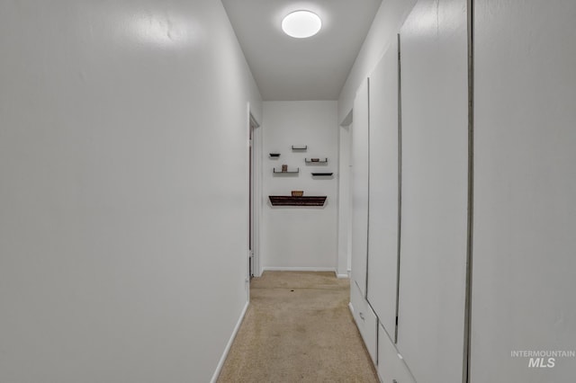 420 E 3rd St, Shoshone, ID 83352 - hall with light carpet and baseboards
