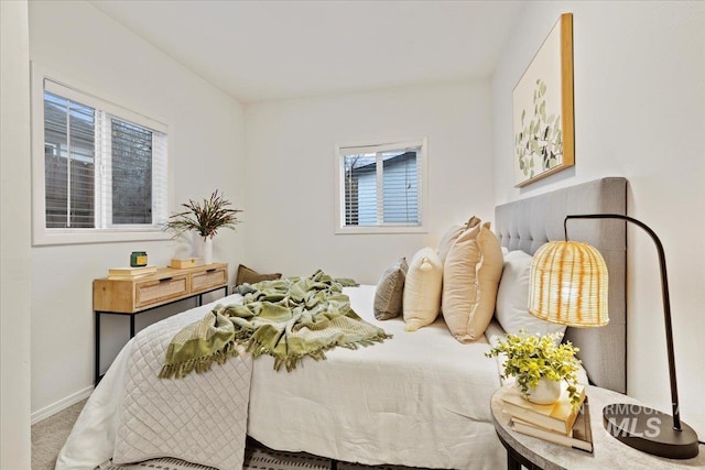 bedroom featuring carpet flooring