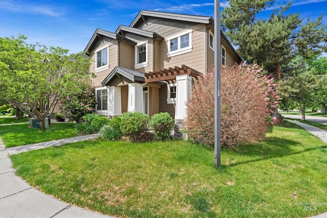 3993 N Heritage View Ave, Meridian, ID 83646 - view of front of property with a front yard