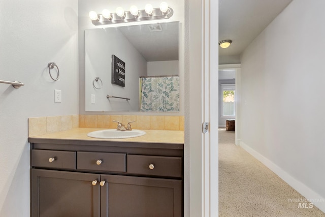 1326 N Alvey, Meridian, ID 83642 - bathroom featuring vanity and baseboards