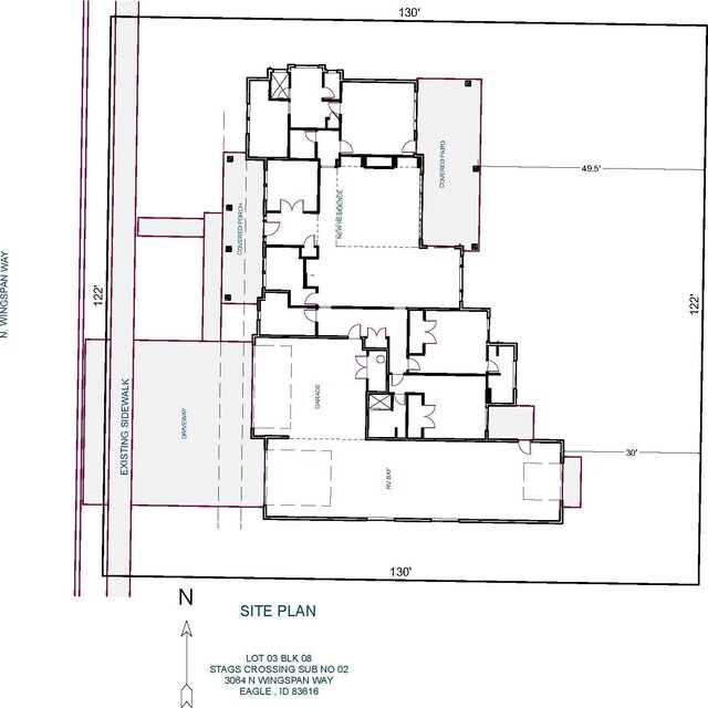 3064 N Wingspan Way, Eagle, ID 83616 - floor plan