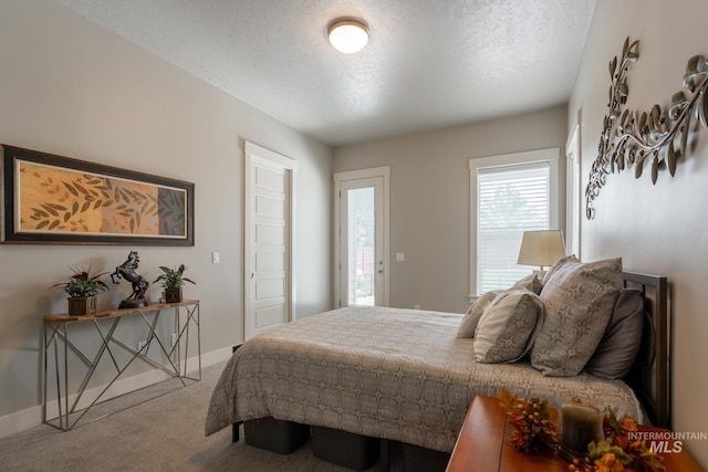 2522 N Foudy Ave, Eagle, ID 83616 - bedroom with carpet, a textured ceiling, and baseboards