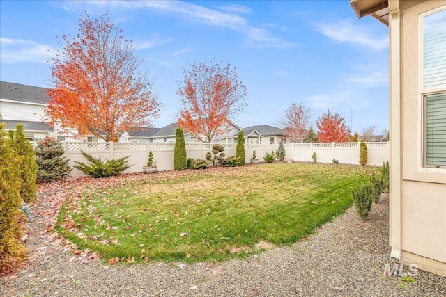 4595 N Tirso Ave, Meridian, ID 83646 - view of yard with a fenced backyard