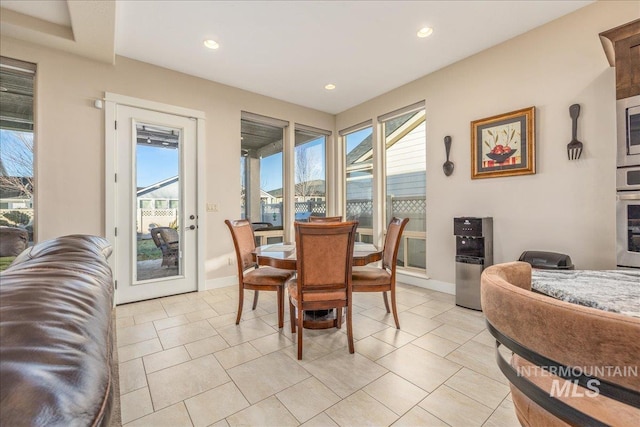 4595 N Tirso Ave, Meridian, ID 83646 - dining area featuring recessed lighting and baseboards
