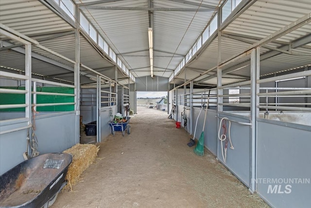 view of stable
