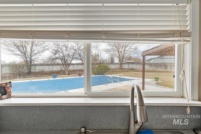 view of pool