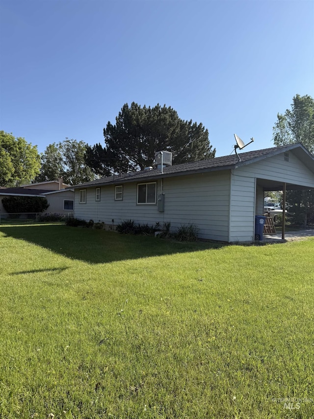 140 Quick Silver Ave, Hagerman, ID 83332 - back of house with a yard
