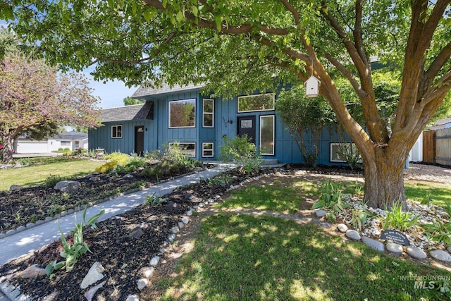 view of front of property with board and batten siding