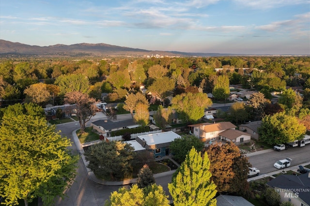 drone / aerial view of mountains