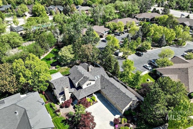 178 Cottonwood Ct, Eagle, ID 83616 - aerial view featuring a residential view