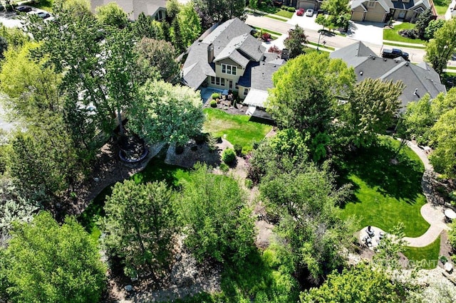 178 Cottonwood Ct, Eagle, ID 83616 - drone / aerial view with a residential view